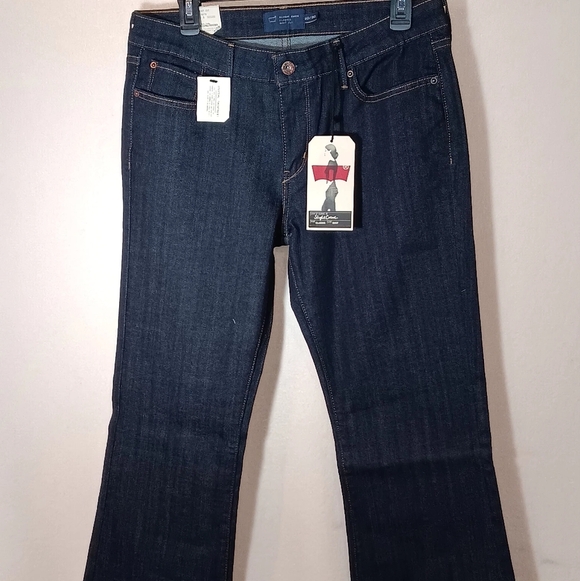 Levi's Boot Cut Dark Wash Women's Dark Blue Jeans NWT size 10 short - Picture 5 of 13